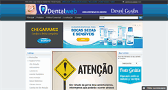 Desktop Screenshot of dentalweb.com.br